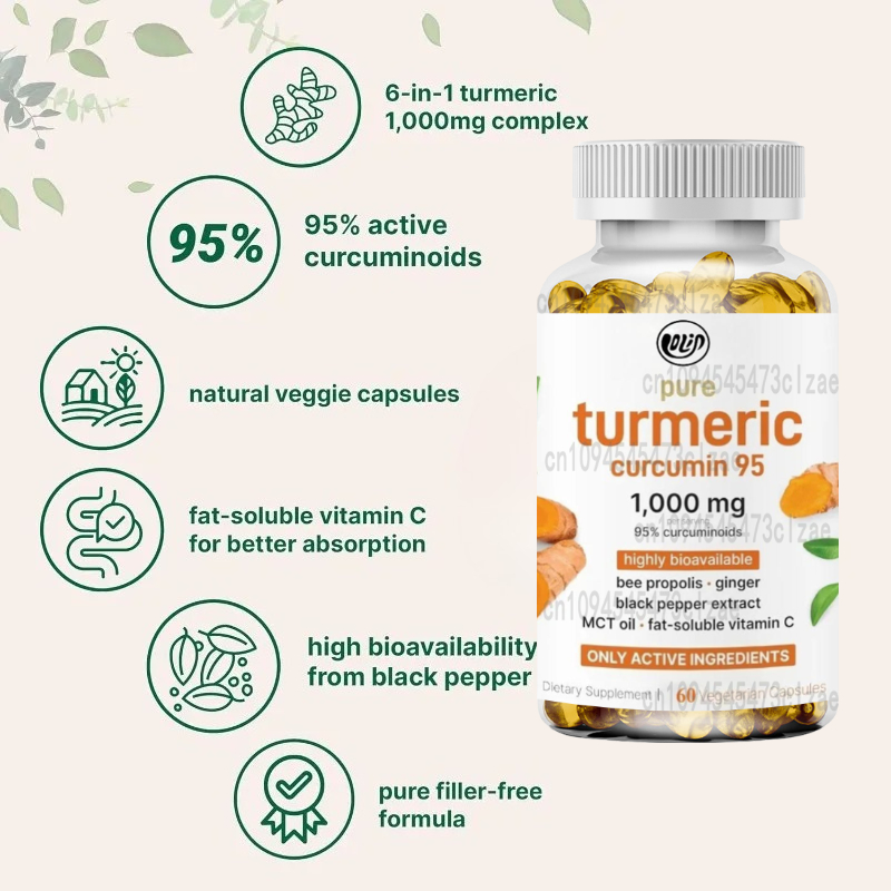 Integratore di curcumina di cu - Turmeric Curcumin Capsule recensione e prezzo